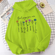 Load image into Gallery viewer, God Says You Are Chosen Light Fleece Hoodie
