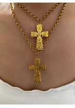 Load image into Gallery viewer, Baroque Vintage Cross Necklace
