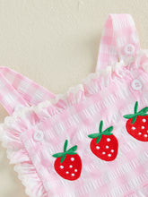 Load image into Gallery viewer, Strawberry Shortcake Spring Garden Harvest Romper
