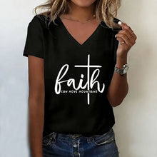Load image into Gallery viewer, Faith Can Move Mountains Fashion Tshirt
