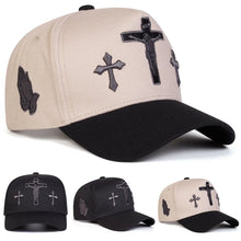 Load image into Gallery viewer, King And Crown Three Cross Premium Adjustable Cap
