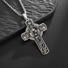 Load image into Gallery viewer, Communion Cup Priest Stainless Steel Cross Chain Necklace
