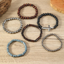 Load image into Gallery viewer, Bold Cross Bracelet Set
