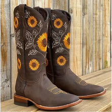 Load image into Gallery viewer, Sunflower Seeds of The Harvest Prairie Boots
