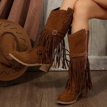 Load image into Gallery viewer, Remnant Rodeo Cowgirl Suede Boots

