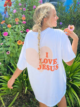 Load image into Gallery viewer, I Love Jesus ❤️ Cotton Tshirt
