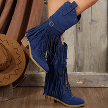 Load image into Gallery viewer, Remnant Rodeo Cowgirl Suede Boots
