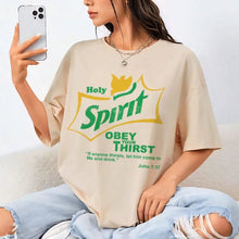 Load image into Gallery viewer, Thirst For Truth, Holy Spirit Cotton Tshirt
