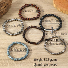 Load image into Gallery viewer, Bold Cross Bracelet Set
