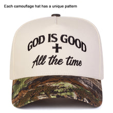 Load image into Gallery viewer, God Is Good ALL The Time Camo Cap
