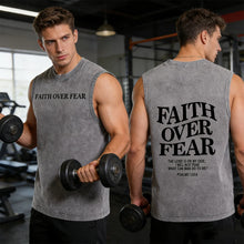 Load image into Gallery viewer, Psalm 118:6 Faith Over Fear Premium Cotton Tank
