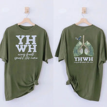Load image into Gallery viewer, Yahweh Every Breath Camp Cotton Tshirt
