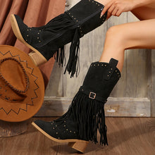 Load image into Gallery viewer, Remnant Rodeo Cowgirl Suede Boots
