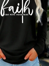 Load image into Gallery viewer, Faith Can Move Mountains Long-sleeve Top
