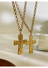 Load image into Gallery viewer, Baroque Vintage Cross Necklace
