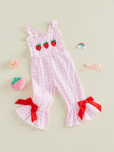 Load image into Gallery viewer, Strawberry Shortcake Spring Garden Harvest Romper

