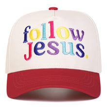 Load image into Gallery viewer, Follow Jesus Crayon Snapback
