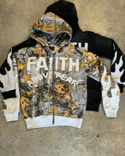 Load image into Gallery viewer, Faith Above Fear Premium Zip-Up Hoodie
