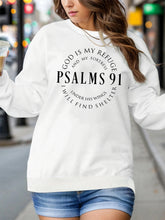 Load image into Gallery viewer, God Is My Refuge Psalms 91 Sweatshirt
