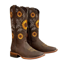Load image into Gallery viewer, Sunflower Seeds of The Harvest Prairie Boots
