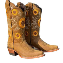 Load image into Gallery viewer, Sunflower Seeds of The Harvest Prairie Boots
