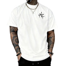 Load image into Gallery viewer, 3 Cross Faith Over Fear Tshirt
