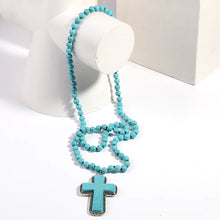 Load image into Gallery viewer, Native Desert Cross Bead Necklace Collection
