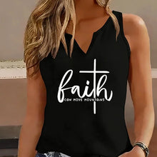 Load image into Gallery viewer, Faith Can Move Mountains Fashion Tank
