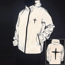 Load image into Gallery viewer, Reflective Cross Seasonal Windbreaker
