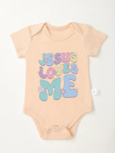 Load image into Gallery viewer, Jesus Loves Me Newborn Bloom Onesie
