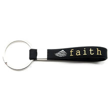 Load image into Gallery viewer, Faith, Hope, Love Ribbon Keychain
