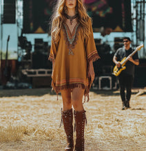 Load image into Gallery viewer, Chosen Tribe Tassel Dress
