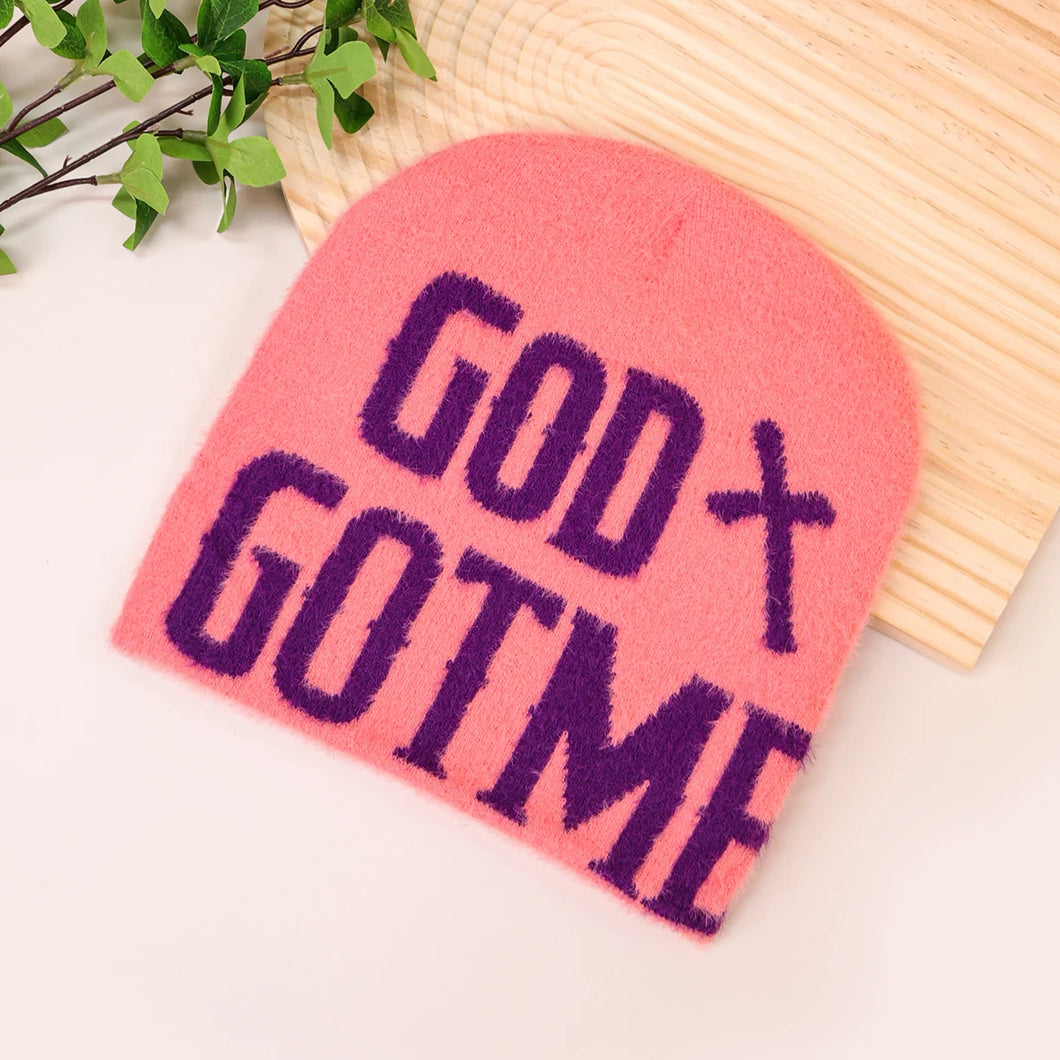 God Got Me Warm Fuzzy Skull Cap