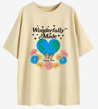 Load image into Gallery viewer, Psalm 139:14 Wonderfully Made Butterfly Cotton Tshirt
