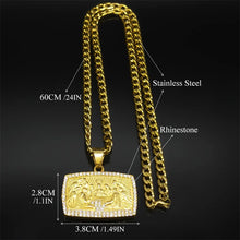 Load image into Gallery viewer, 18K Gold Plated Stainless Steel Last Supper Chain

