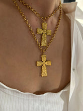 Load image into Gallery viewer, Baroque Vintage Cross Necklace

