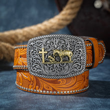 Load image into Gallery viewer, Union Remnant Ranch Belt With Buckle
