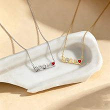 Load image into Gallery viewer, God Is Love Stainless Steel Necklace
