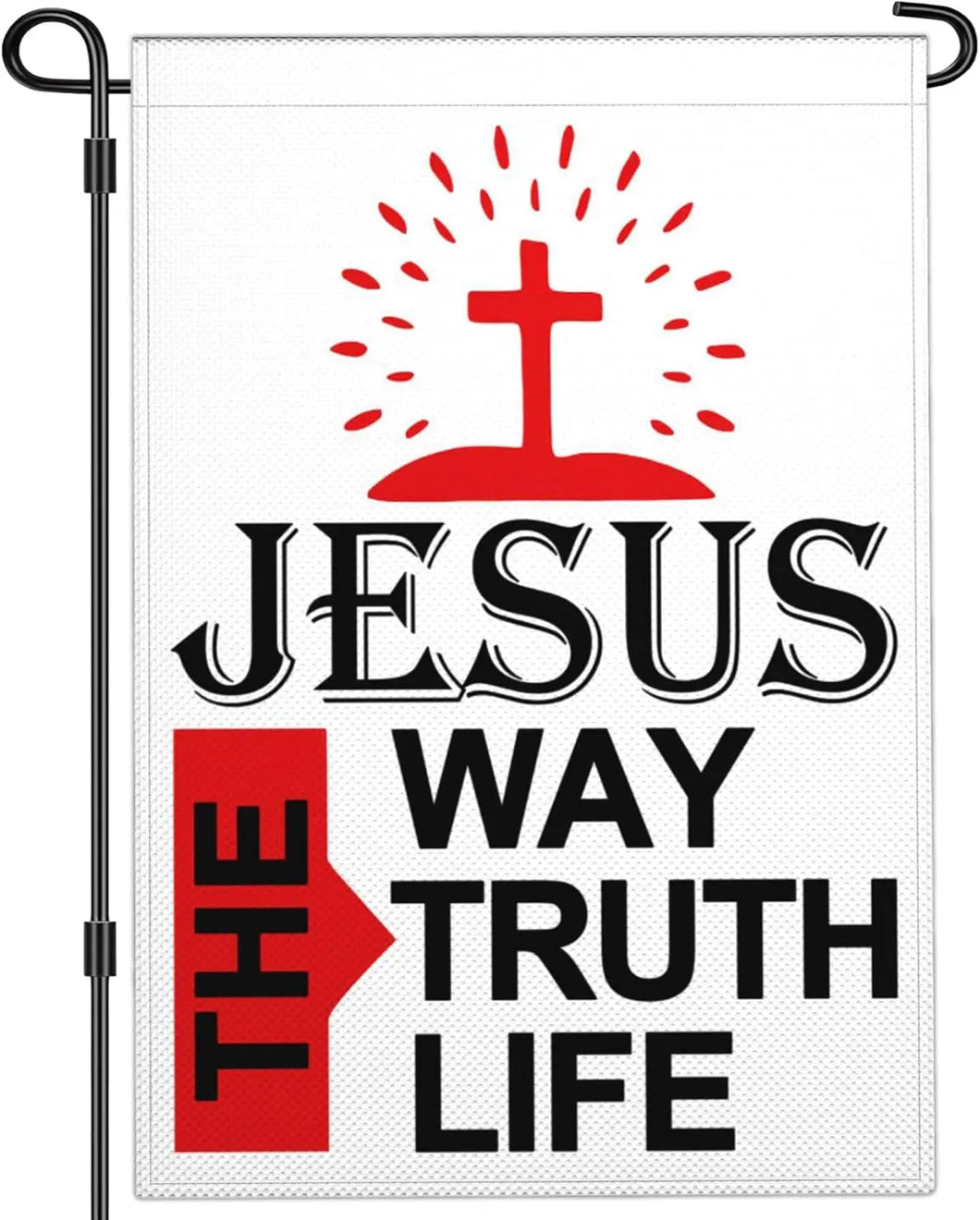 Way, Truth, Life Banner Flag