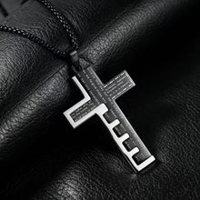 Load image into Gallery viewer, Engraved Lord's Prayer Key To The Kingdom Stainless Steel Chain
