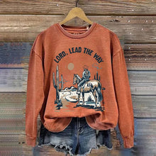 Load image into Gallery viewer, Glory, Path To Righteousness Cowgirl Sweatshirt
