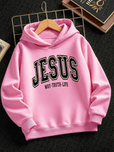 Load image into Gallery viewer, Way, Truth, Life Kid's Hoodie
