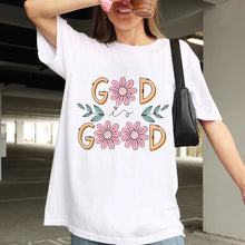 Load image into Gallery viewer, God Is Good Floral Tshirt
