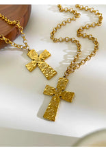 Load image into Gallery viewer, Baroque Vintage Cross Necklace
