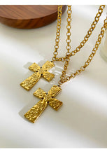 Load image into Gallery viewer, Baroque Vintage Cross Necklace
