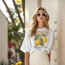 Load image into Gallery viewer, Blessed Fruits Lemonade Daydreamers Cotton Tshirt
