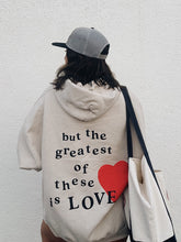 Load image into Gallery viewer, Greatest Commandment Love Premium Cotton Hoodie
