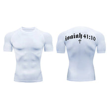 Load image into Gallery viewer, Isaiah 41:10 Fit Training Shirt (Short Sleeve and Long Sleeve Available)
