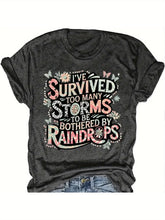 Load image into Gallery viewer, Unbothered By The Storm Tshirt

