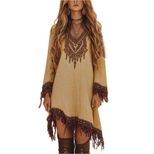 Load image into Gallery viewer, Bohemian Remnant Desert Sun Dress
